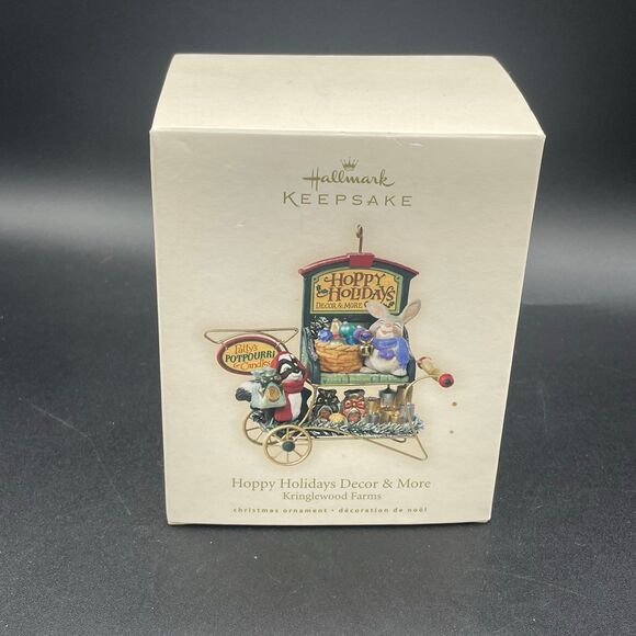 Hallmark Keepsake Christmas Tree Ornament Hoppy Holidays Kringlewood Farms - Picture 1 of 7